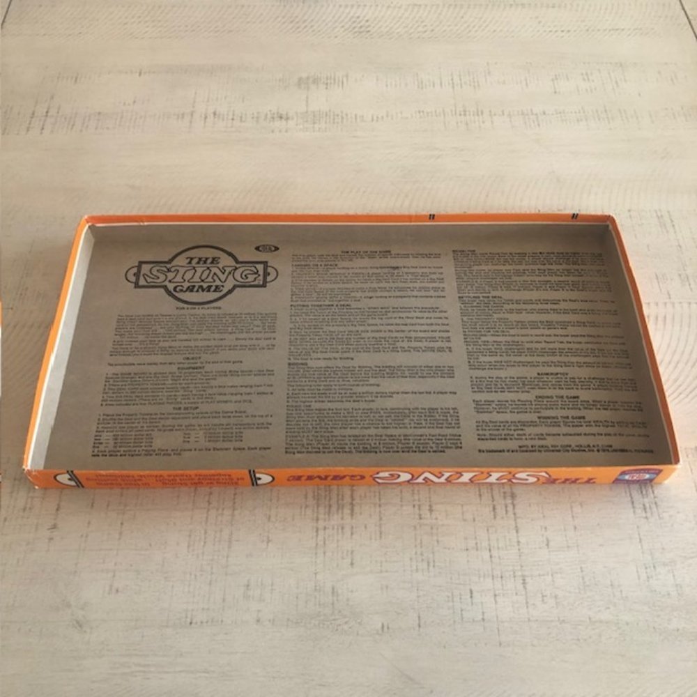 Rare, vintage 1976 Ideal The Sting Game (new in open box) - Picture 6 of 11